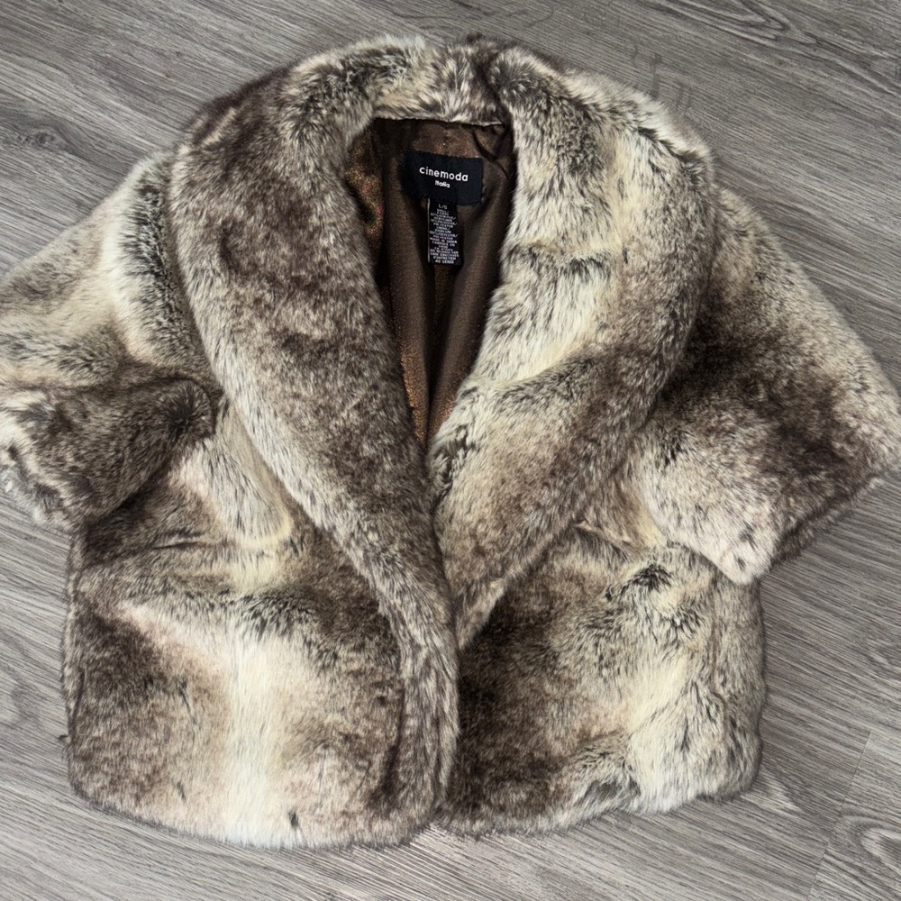 Women's Plush Teddy Jacket - Brown